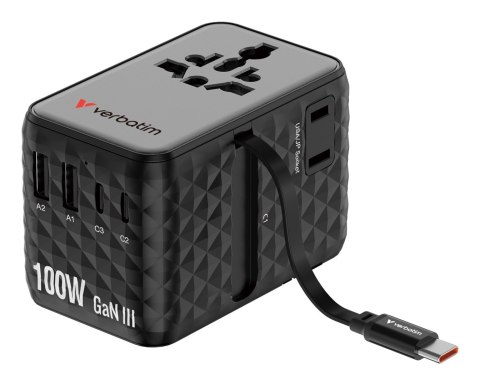 Ładowarka Verbatim Charge ´n´ Travel 100W