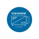 Filtr prywatności Kensington MagPro do monitorów 27 cali