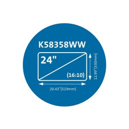 Kensington Magnetyczny filtr prywatyzujący MagPro™ do monitora, 24