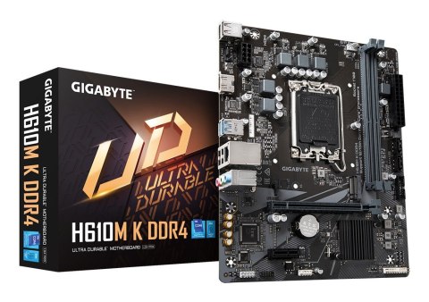 Gigabyte H610M K DDR4 1.0 płyta główna Intel H610 Express LGA 1700 micro ATX