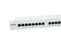 Wyposażenie 19" Patch Panel 24xRJ45 Cat6 FTP 1U 250MHz RAL7035
