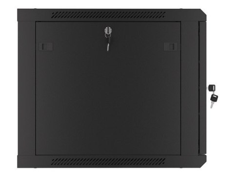 Lanberg WF01-6609-00B stojak 9U Szafa wisząca Czarny