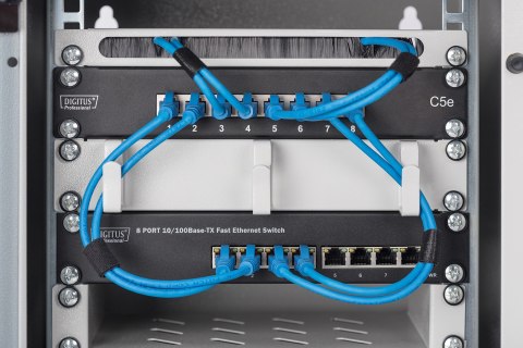 Szafa Rack DIGITUS DN-10-05U-1 254 mm (10") - 312x300 mm (szer. x głęb.) Biała
