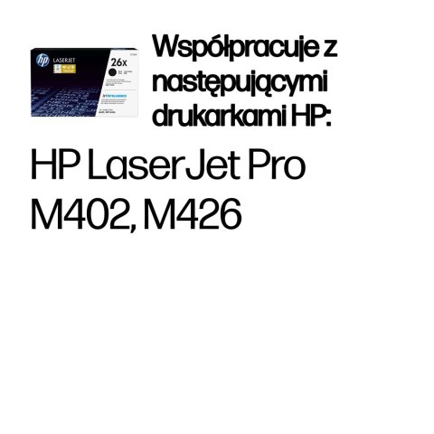 Toner HP czarny HP 26X, HP26X=CF226X, 9000 str.