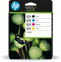 Tusz HP 924 - 4er-Pack - czarny, żółty, cyan, magenta - oryginalny - atrament