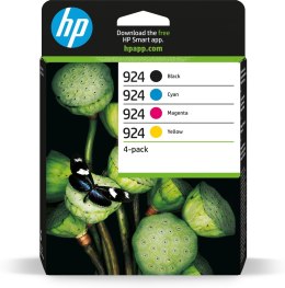 Tusz HP 924 - 4er-Pack - czarny, żółty, cyan, magenta - oryginalny - atrament