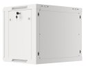 Szafa instalacyjna Rack wisząca 19" 9U 600x450 szara drzwi metalowe LANBERG (Flat Pack)