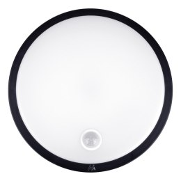 Lampa LED z czujnikiem ruchu Maclean MCE525 B, czujnik PIR, kolor czarny, 10W, IP65, 1000lm, barwa neutralna