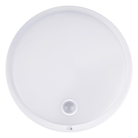 Lampa LED z czujnikiem ruchu Maclean , czujnik PIR, kolor biały, 10W, IP65, 1000lm, barwa neutralna, MCE525 W