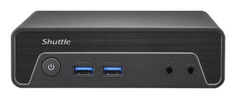 Shuttle Nano PC NE10N, Intel N 100, 1x HDMI, 1x DP, 6x USB, 1x LAN, bez wentylatora, ciągła praca 24/7, w tym VESA, komputer PC 