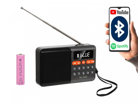 BLOW Radio przenośne analogowe AM/FM Bluetooth RA18
