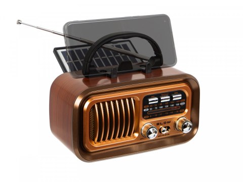 BLOW Radio przenośne analogowe AM/FM RA16 solarne