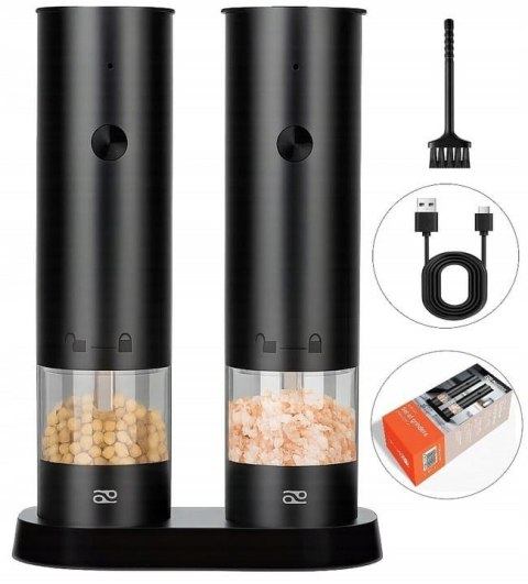 PROMIS ZESTAW MŁYNKÓW USB Z PODSTAWKĄ MP34DUO