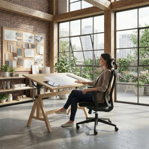 Maclean Krzesło biurowe ergonomiczne premium Ergo Office ER-414