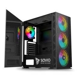 SAVIO OBUDOWA PC RAPTOR X1 ARGB SAVGC-RAPTORX1 (WYPRZEDAŻ)