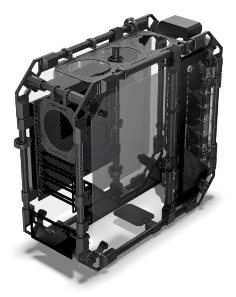 Obudowa Alphacool Apex Pro Skeleton Full Tower Czarny, Węgiel
