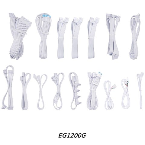 Lian Li EDGE GOLD 1200 80 PLUS Gold Netzteil, PCIe 5.1, ATX 3.1 - 1.200 Watt, weiß, inkl. USB-Hub