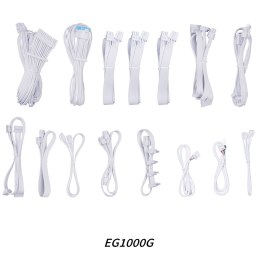 Zasilacz Lian Li EDGE GOLD 1000 80 PLUS Gold Netzteil, PCIe 5.1, ATX 3.1 - 1.000 Watt, weiß, inkl. USB-Hub