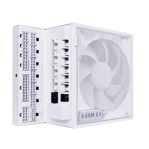 Zasilacz Lian Li EDGE GOLD 1000 80 PLUS Gold Netzteil, PCIe 5.1, ATX 3.1 - 1.000 Watt, weiß, inkl. USB-Hub