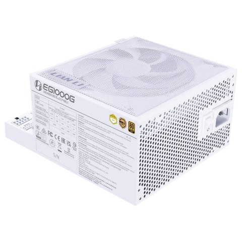 Zasilacz Lian Li EDGE GOLD 1000 80 PLUS Gold Netzteil, PCIe 5.1, ATX 3.1 - 1.000 Watt, weiß, inkl. USB-Hub