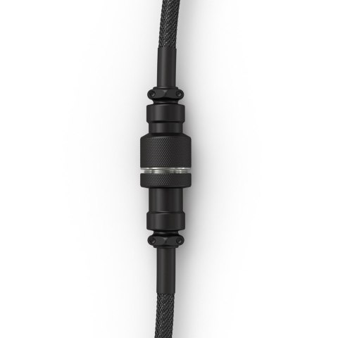 Glorious GMMK Coiled Cable Phantom Black, Spiralkabel, USB-C/USB-A, czarny