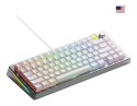 Klawiatura gamingowa Glorious GMMK 3 Pro HE 75% Custom Gaming-Tastatur - Pre-Built, Fox HE Switches, Silber