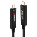 Lindy 15m Fibre Optic Hybrid USB Typ C Video Kabel