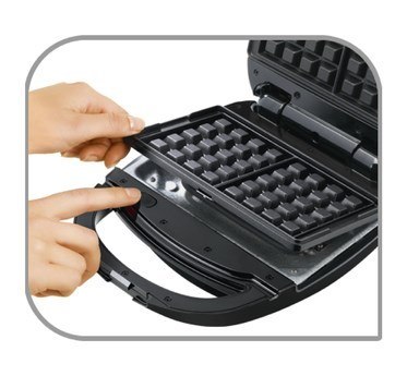 Tefal SW342D38 urządzenie do smażenia naleśników 2 naleś. Czarny, Stal nierdzewna