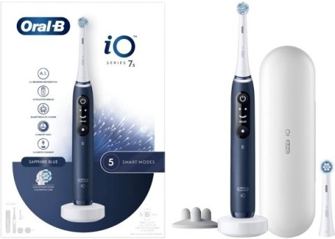 Oral-B iO 7S - Dorosły - Wibracyjna szczoteczka do zębów - Codzienna pielęgnacja - Głębokie czyszczenie - Pielęgnacja dziąseł - 
