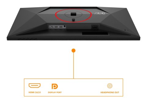 Monitor LCD 27" AOC G4 Q27G4ZR 68,6cm 2560x1440px Quad HD LED Czarno-Czerwony