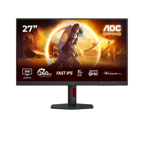 Monitor LCD 27" AOC G4 Q27G4ZR 68,6cm 2560x1440px Quad HD LED Czarno-Czerwony
