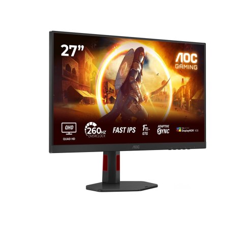 Monitor LCD 27" AOC G4 Q27G4ZR 68,6cm 2560x1440px Quad HD LED Czarno-Czerwony