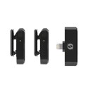 RODE Wireless Micro - 2-kanałowy cyfrowy system bezprzewodowy (Lightning, Czarny)