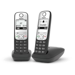 DECT Schnurlostelefon schwarz Gigaset A690 A Duo