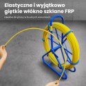 Extralink Pilot do przeciągania kabli Pilot 3.8mm 100m włókno szklane FRP, śr. 3,8mm, dł. 100m, żółty
