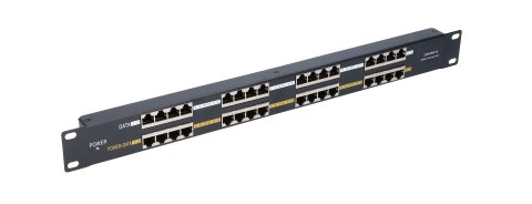 Extralink PoE Injector 16 Portowy 16x 100Mb/s RJ45, Obudowa Rack