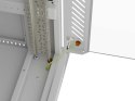 Lanberg Szafa instalacyjna rack stojąca 19" 32U 600x800 szara drzwi przeszkolne LCD ( Flat pack)