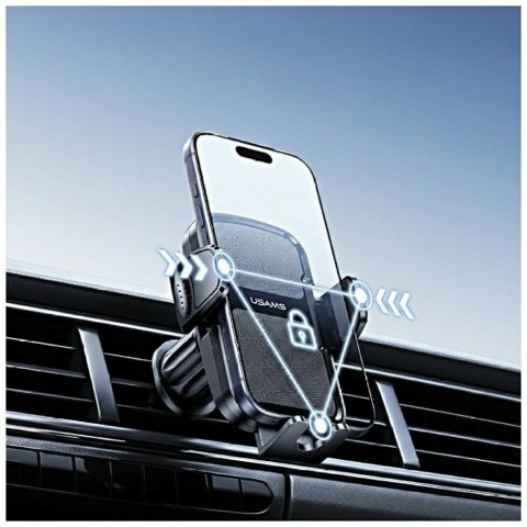 USAMS Uchwyt samochodowy ZJ085 do kratki czarny