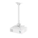 Neomounts Uchwyt sufitowy do projektora CL25-550WH1 35kg 74,5-114,5cm