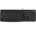 Klawiatura przewodowa Logitech K120 OEM for Business czarna