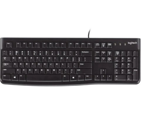 Klawiatura przewodowa Logitech K120 OEM for Business czarna