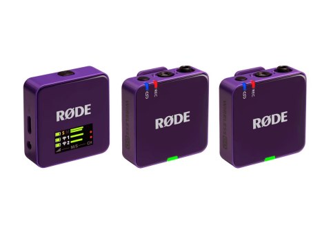 RODE Wireless GO III (fioletowy) - System mikrofonów bezprzewodowych