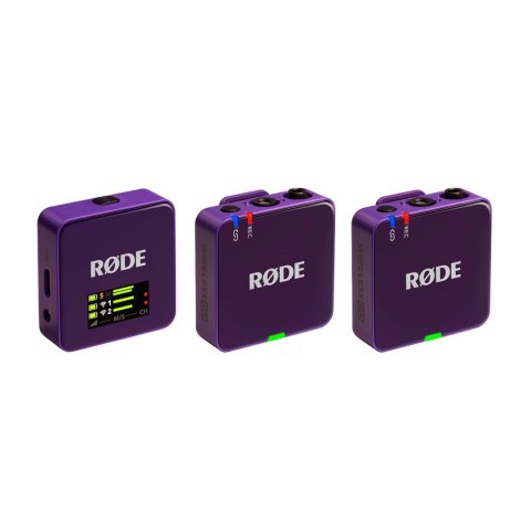 RODE Wireless GO III (fioletowy) - System mikrofonów bezprzewodowych