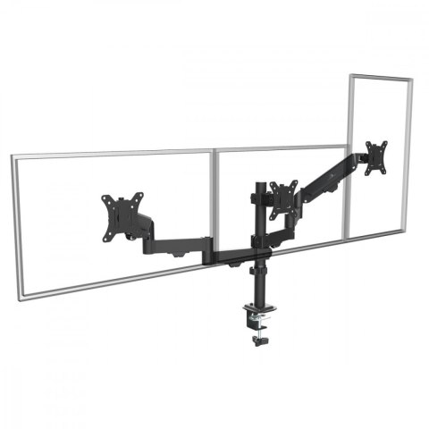 Maclean Uchwyt na 3 monitory 2-8 kg MC-137 17-27 cali