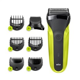 Golarka elektryczna Braun Series 3 Shave&Style 300BT, maszynka do golenia dla mężczyzn, Volt zielony, golarka foliowa, zielony, 
