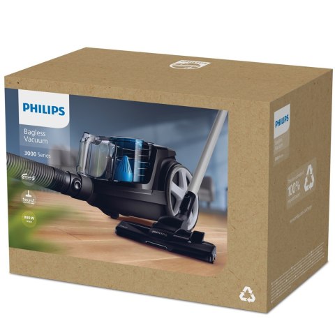 Odkurzacz bezworkowy Philips FC9331/09 (900W; kolor czarny) (WYPRZEDAŻ)
