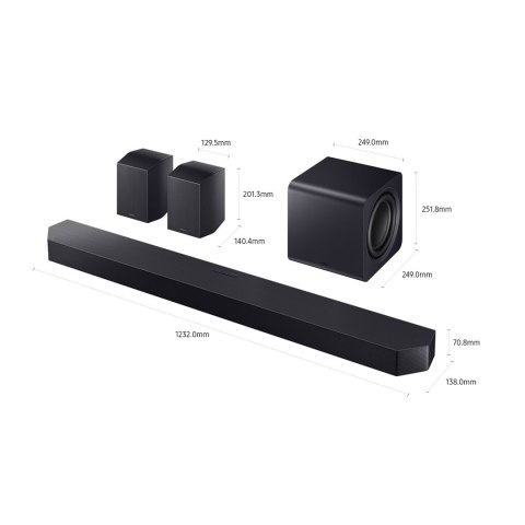 Soundbar Samsung HW-Q990F/EN 11.1.4 kan. 750W Bluetooth 5.3 Dolby Atmos Czarny (OUTLET)