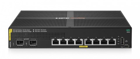 Hewlett Packard Enterprise Przełącznik Aruba Networking 6000 8G Class4 PoE 2SFP 67W S4R23A
