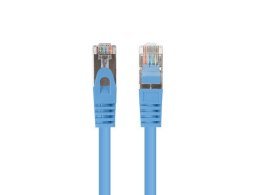 PATCHCORD KAT.5E UTP 0.25M NIEBIESKI FLUKE PASSED LANBERG 10-PACK