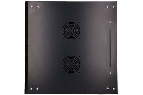Extralink Szafa rack 12U 600x600 Czarna montowana na ścianie
